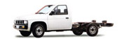NISSAN NAVARA c бортовой платформой/ходовая часть (D21) NISSAN NAVARA c бортовой платформой/ходовая часть (D21)